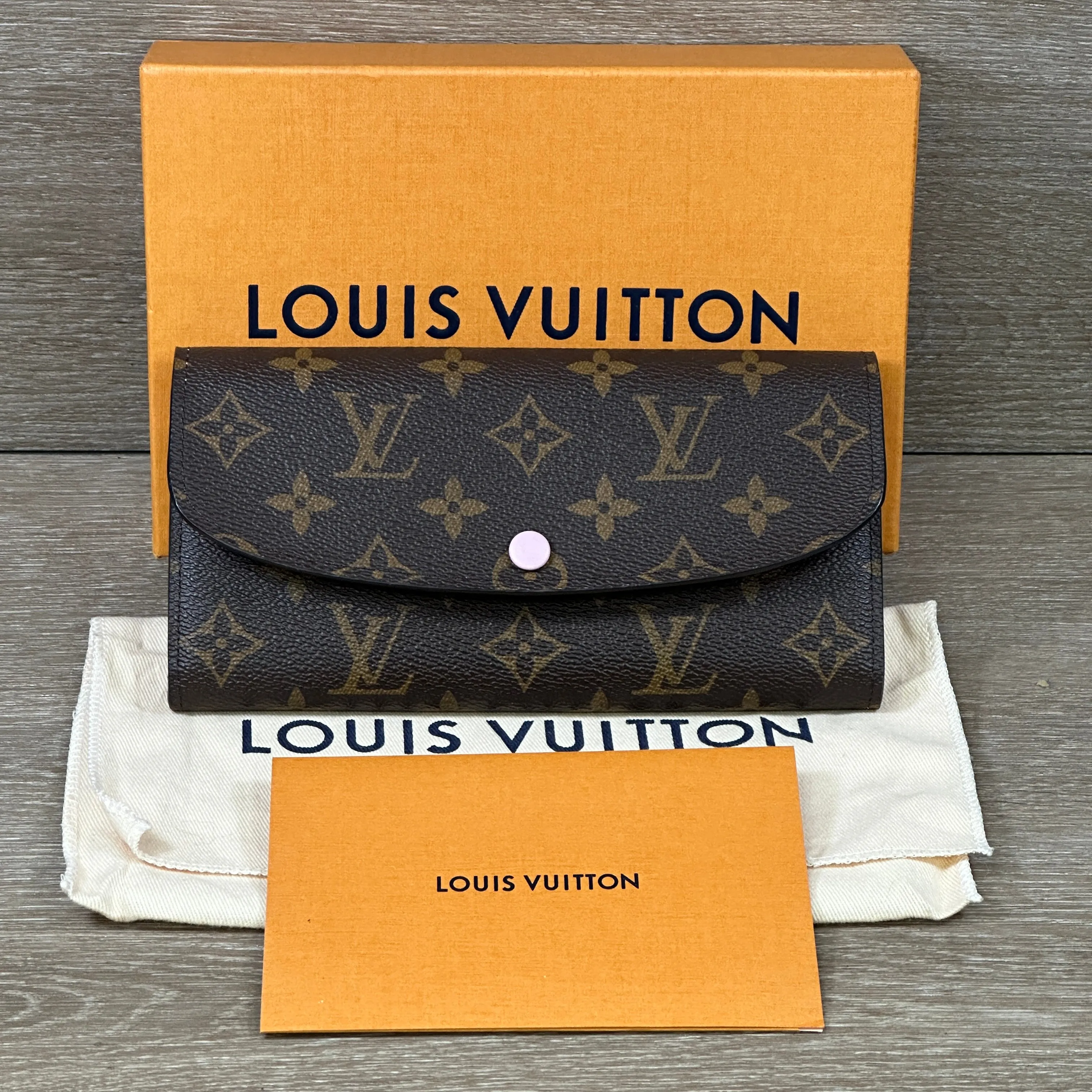 Louis Vuitton Emilie Wallet - Rose Ballerine