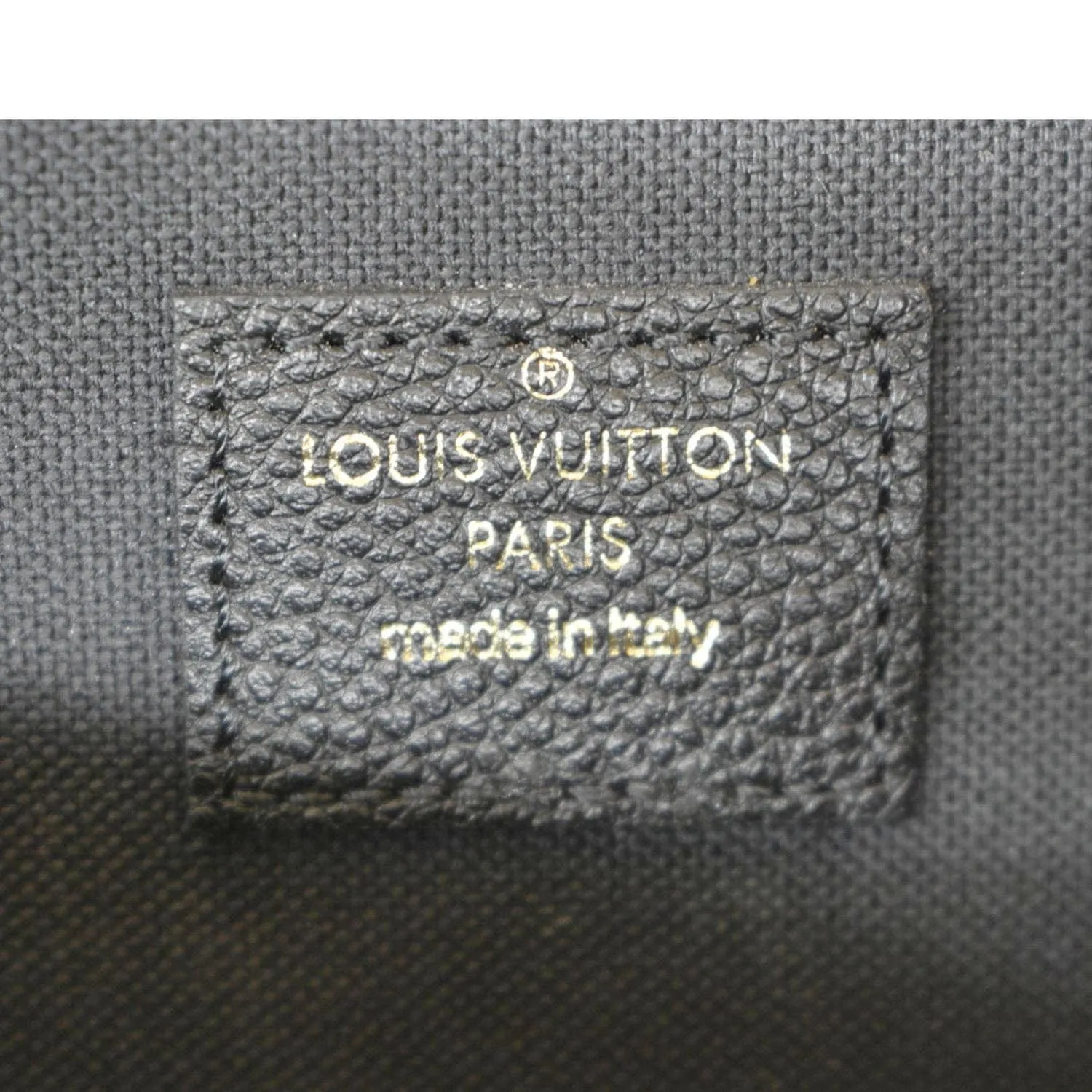 LOUIS VUITTON Felicie Monogram Empreinte Pochette Shoulder Bag Black