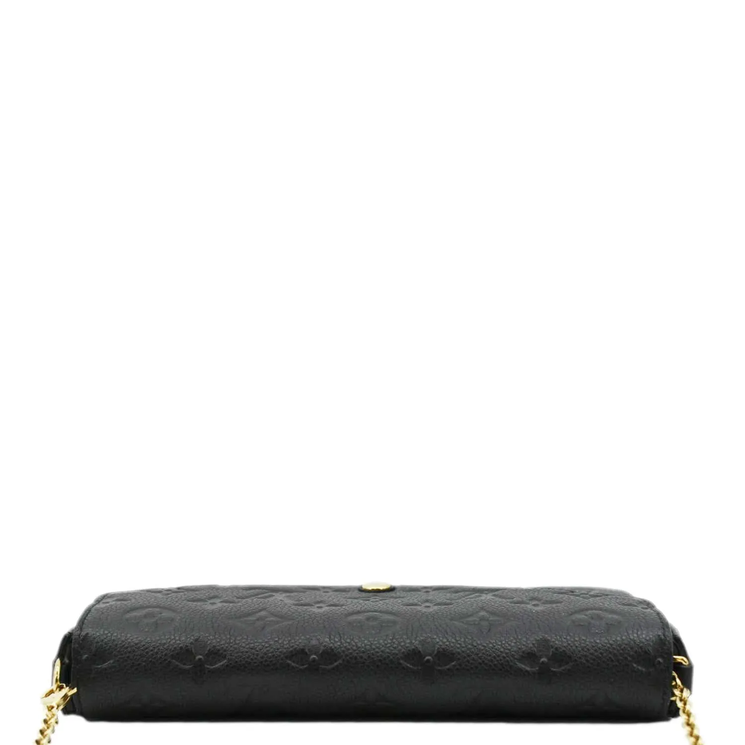 LOUIS VUITTON Felicie Monogram Empreinte Pochette Shoulder Bag Black