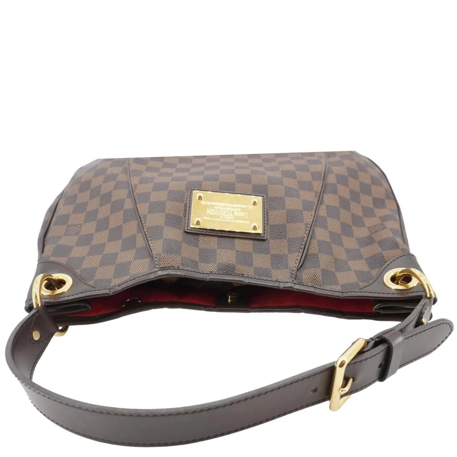 LOUIS VUITTON Galliera PM Made to Order Damier Ebene Shoulder Bag Brown