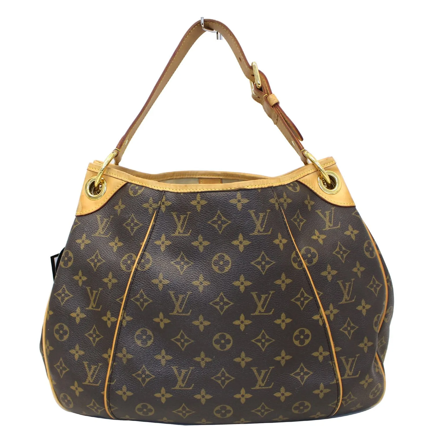 LOUIS VUITTON Galliera PM Monogram Canvas Shoulder Handbag Brown