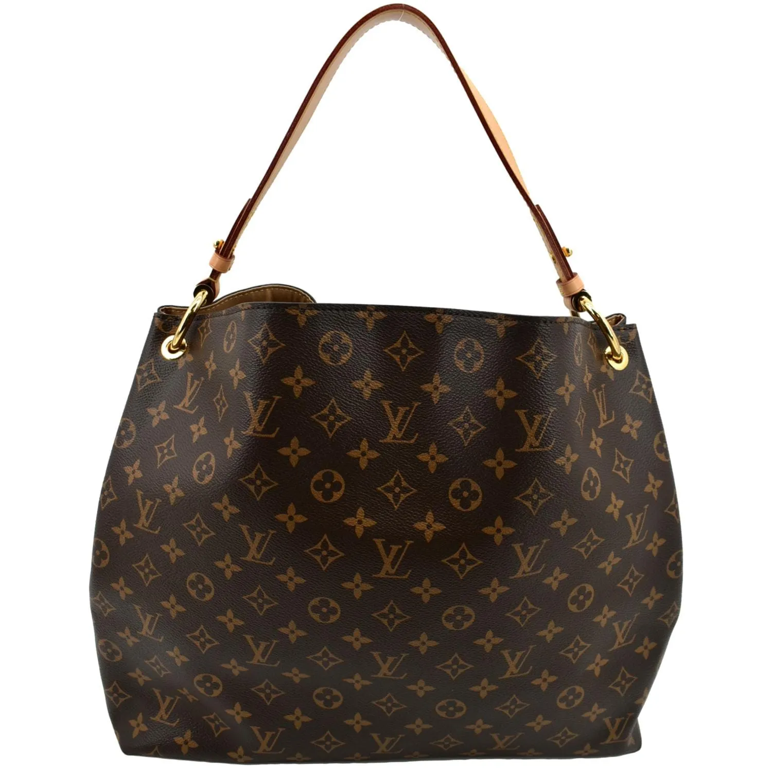 LOUIS VUITTON Graceful MM Monogram Canvas Hobo Bag Brown - Hot Deals