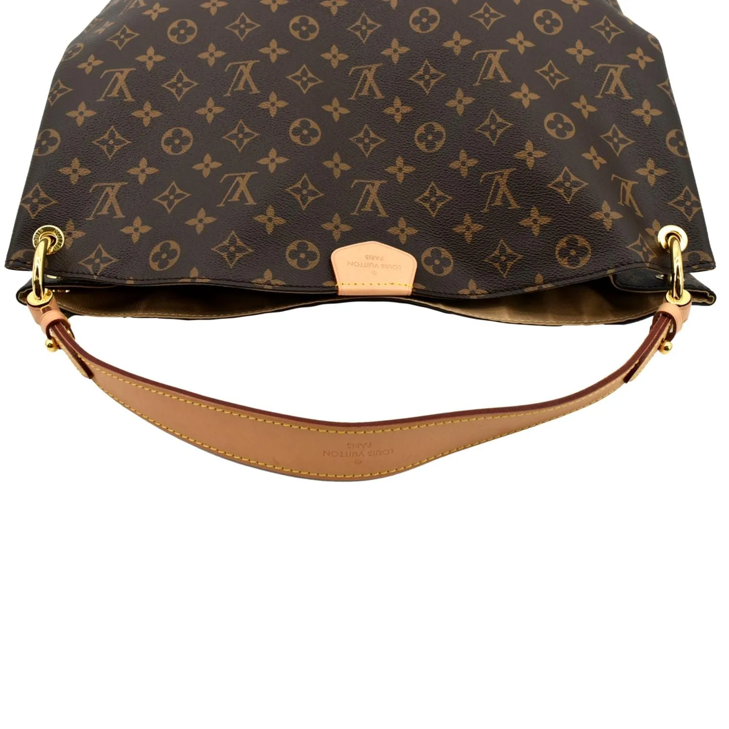 LOUIS VUITTON Graceful MM Monogram Canvas Hobo Bag Brown - Hot Deals