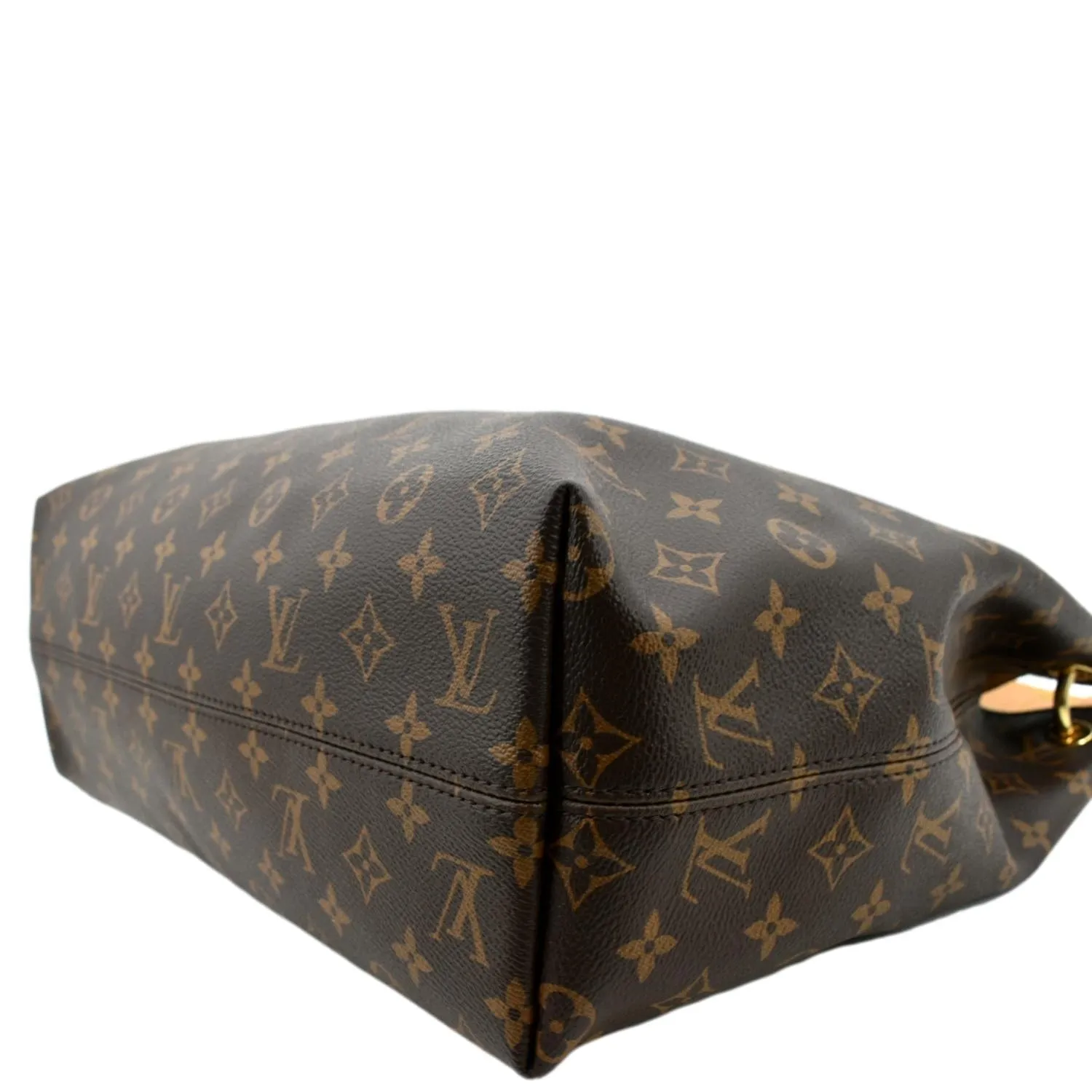 LOUIS VUITTON Graceful MM Monogram Canvas Hobo Bag Brown - Hot Deals