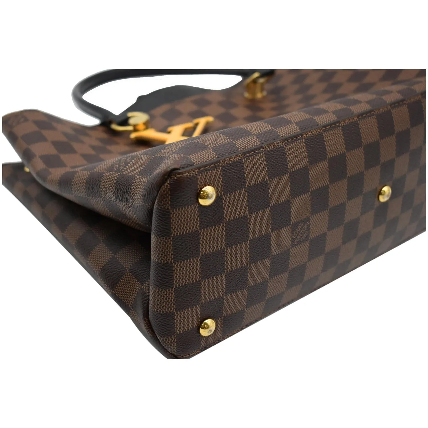 LOUIS VUITTON LV Riverside Damier Ebene Shoulder Bag Black