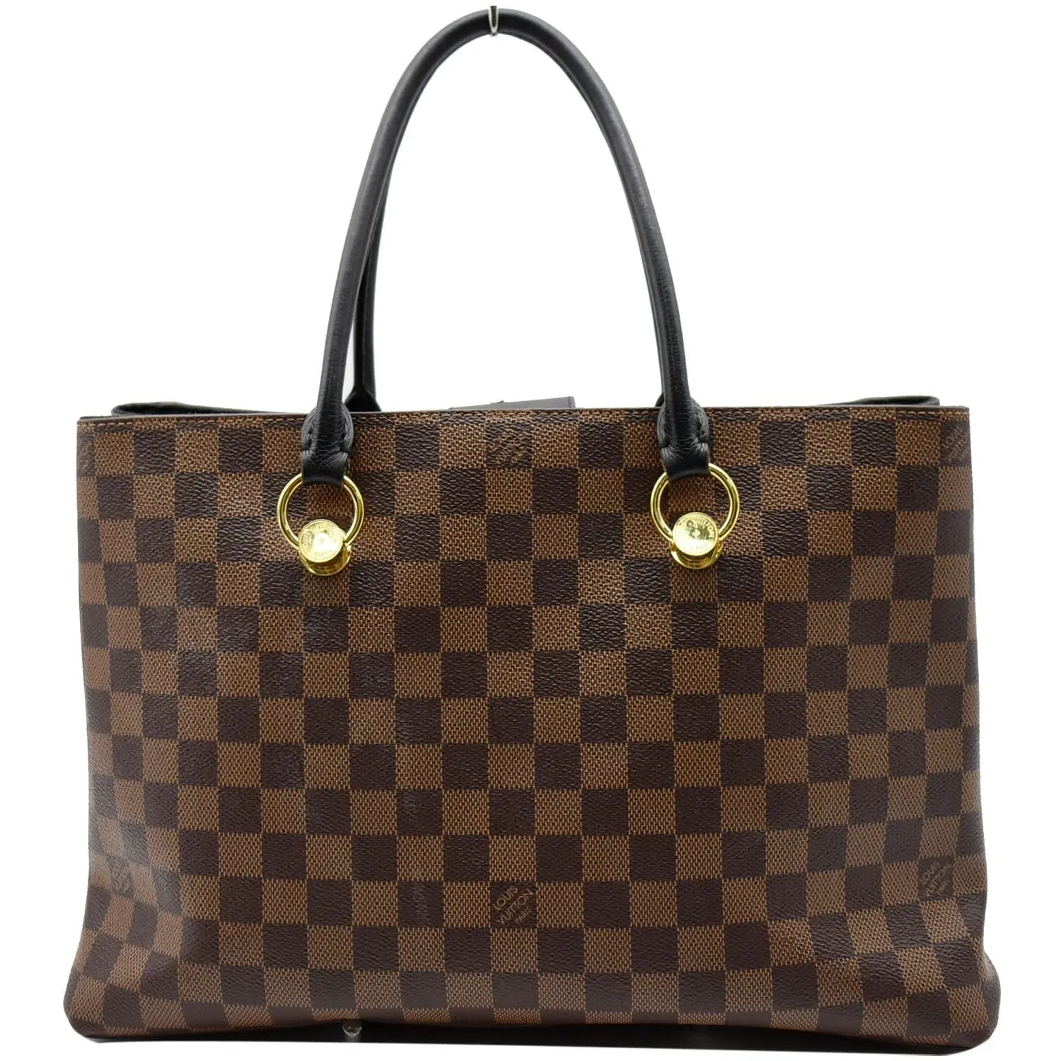 LOUIS VUITTON LV Riverside Damier Ebene Shoulder Bag Black