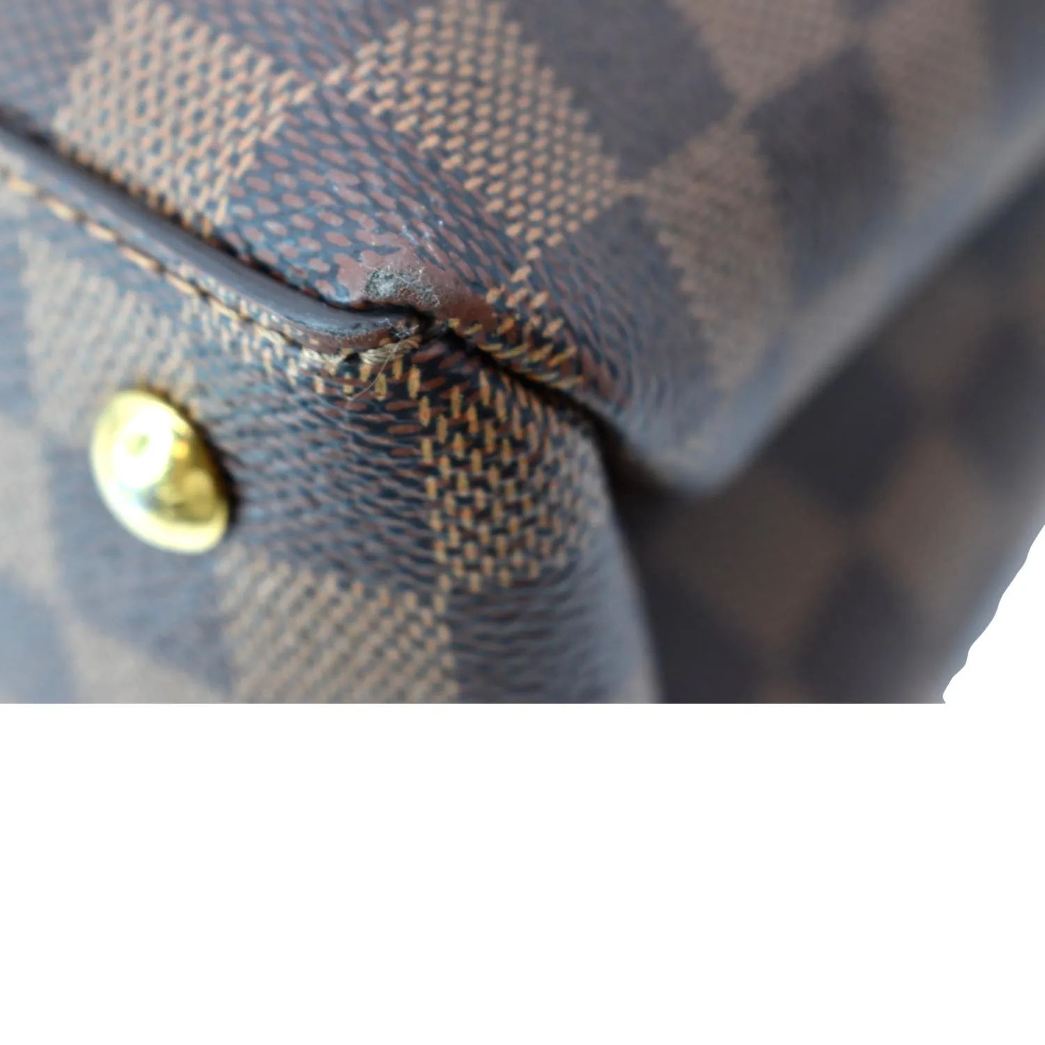 LOUIS VUITTON LV Riverside Damier Ebene Shoulder Bag Brown/Black