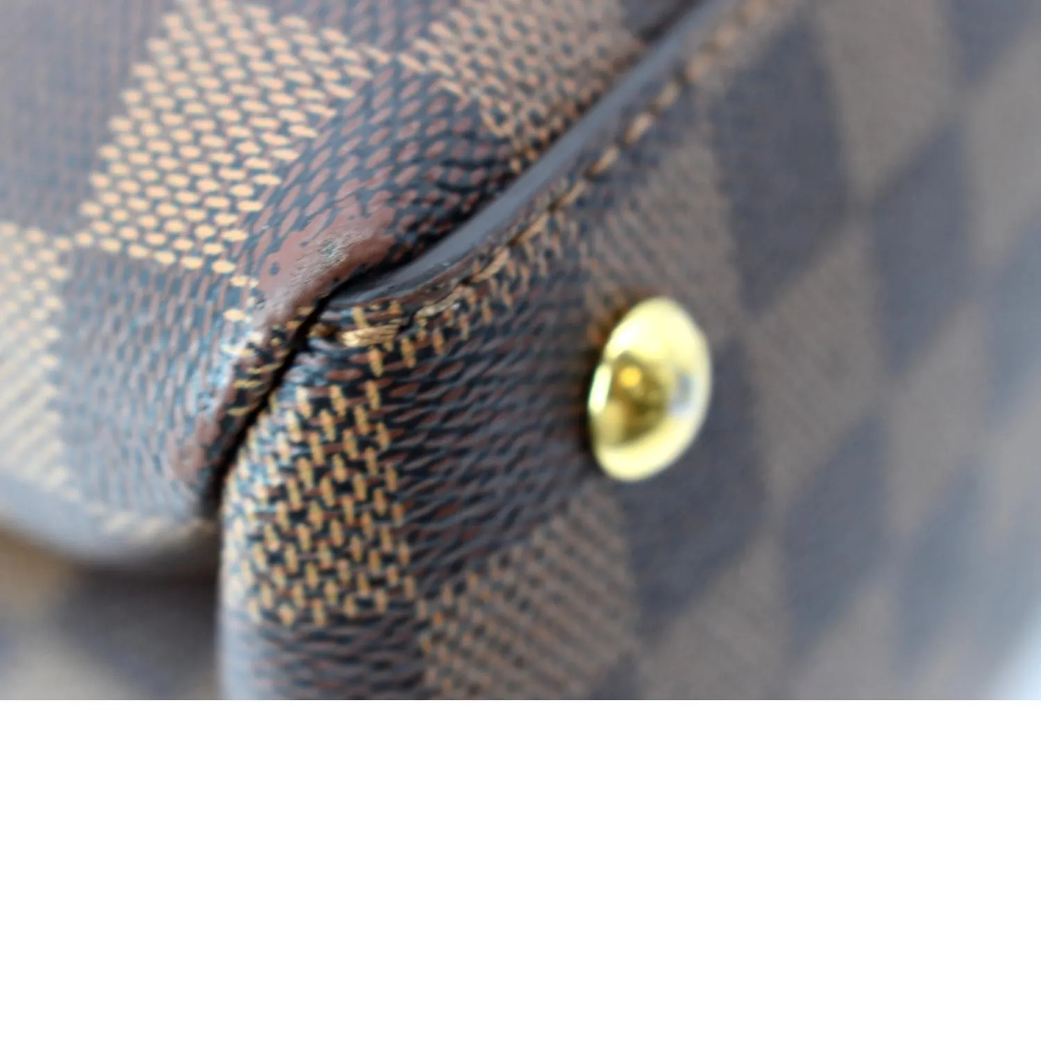 LOUIS VUITTON LV Riverside Damier Ebene Shoulder Bag Brown/Black
