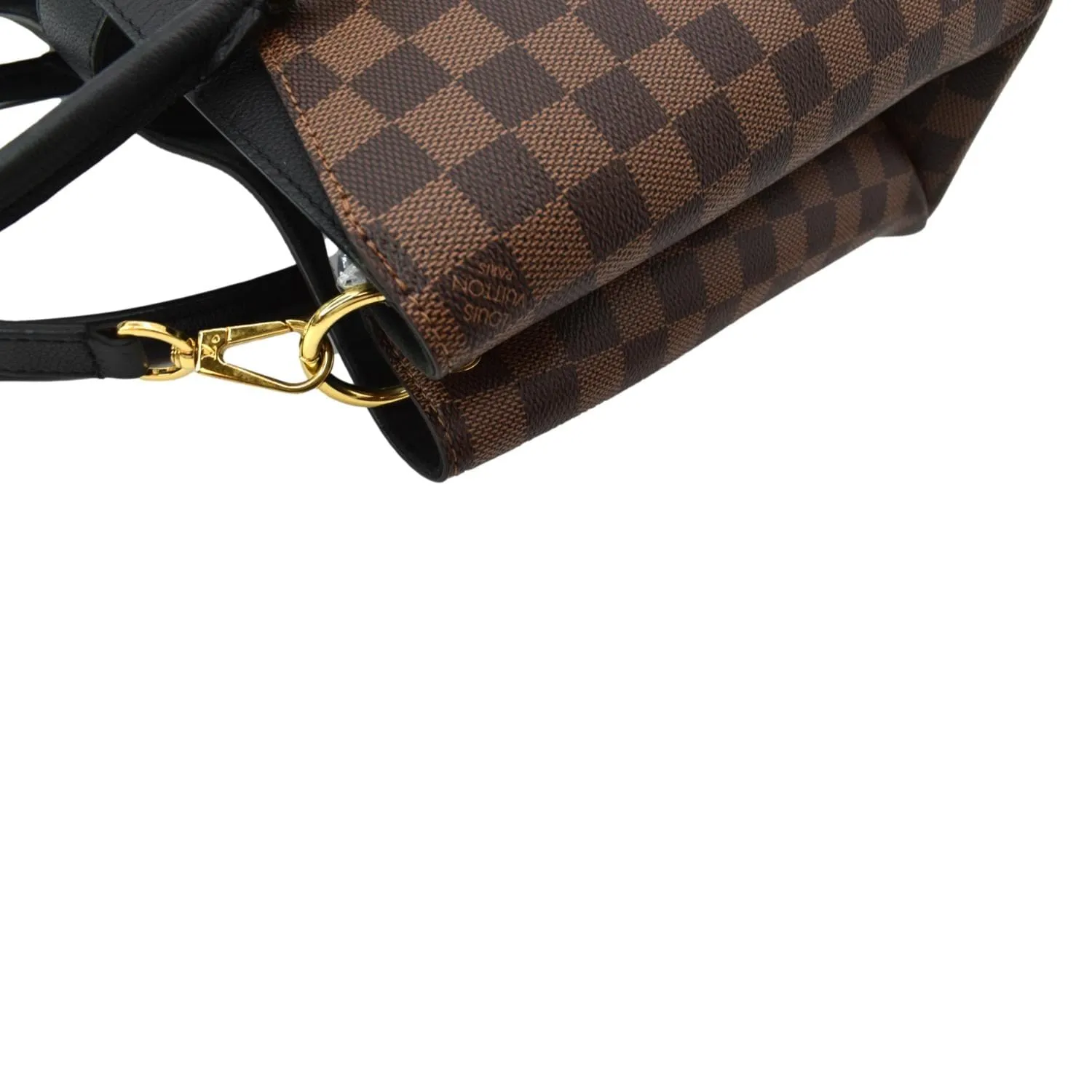 LOUIS VUITTON LV Riverside Damier Ebene Shoulder Bag Brown/Black
