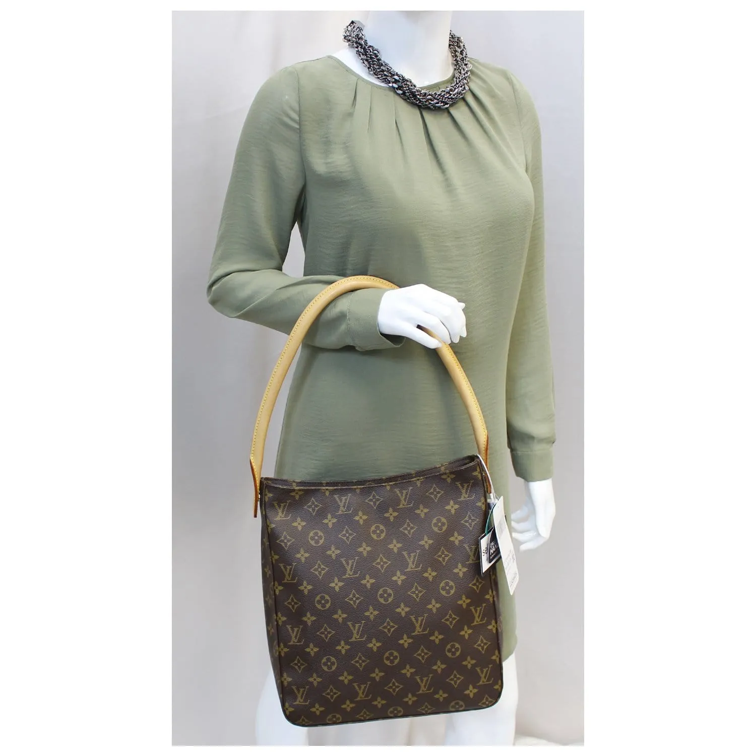 LOUIS VUITTON Monogram Canvas Looping GM Shoulder Bag