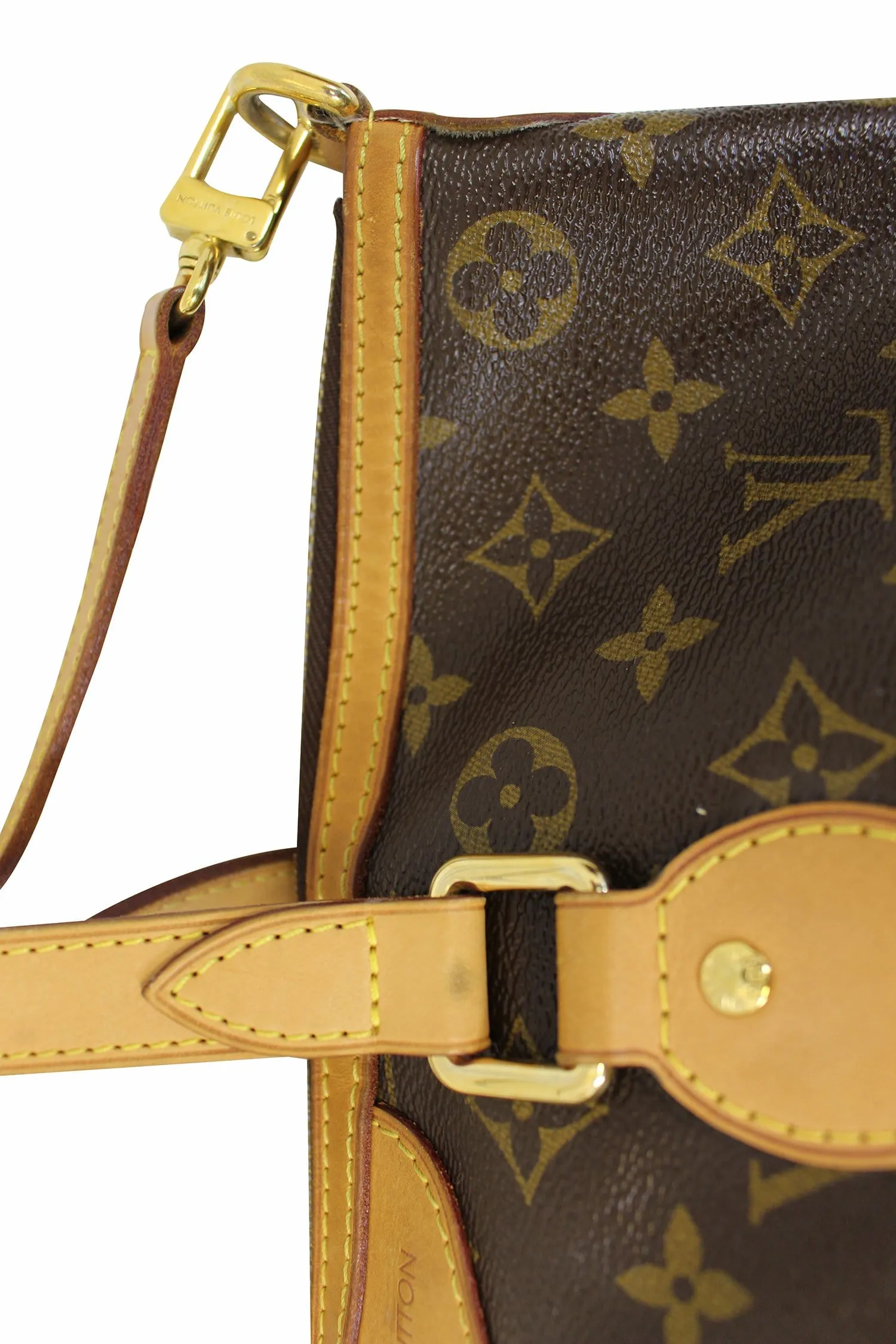 LOUIS VUITTON Monogram Canvas Palermo PM Brown Shoulder Bag