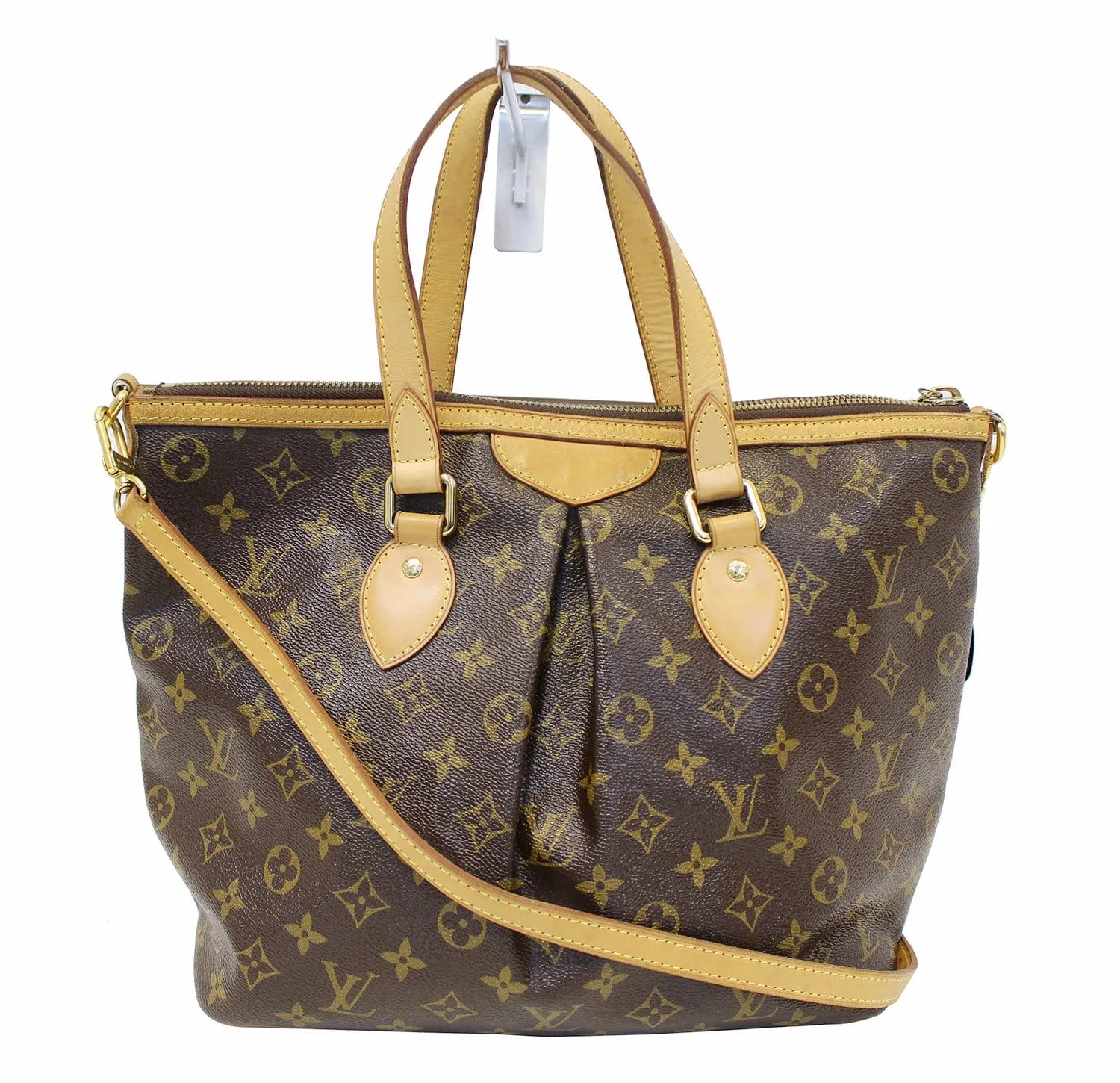 LOUIS VUITTON Monogram Canvas Palermo PM Brown Shoulder Bag