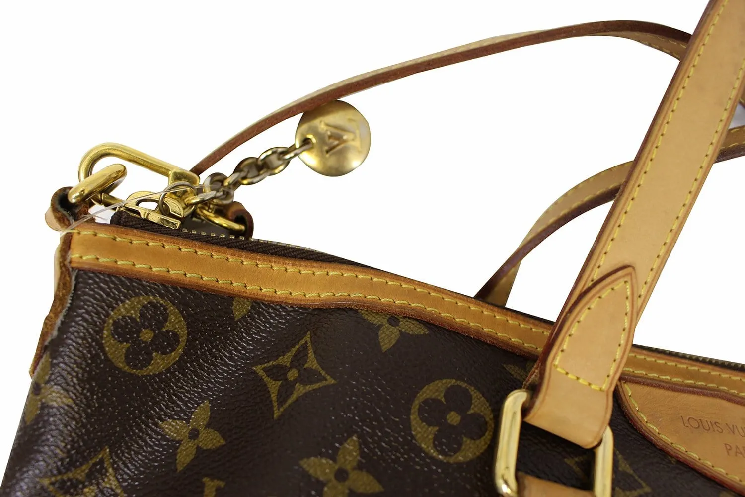 LOUIS VUITTON Monogram Canvas Palermo PM Brown Shoulder Bag