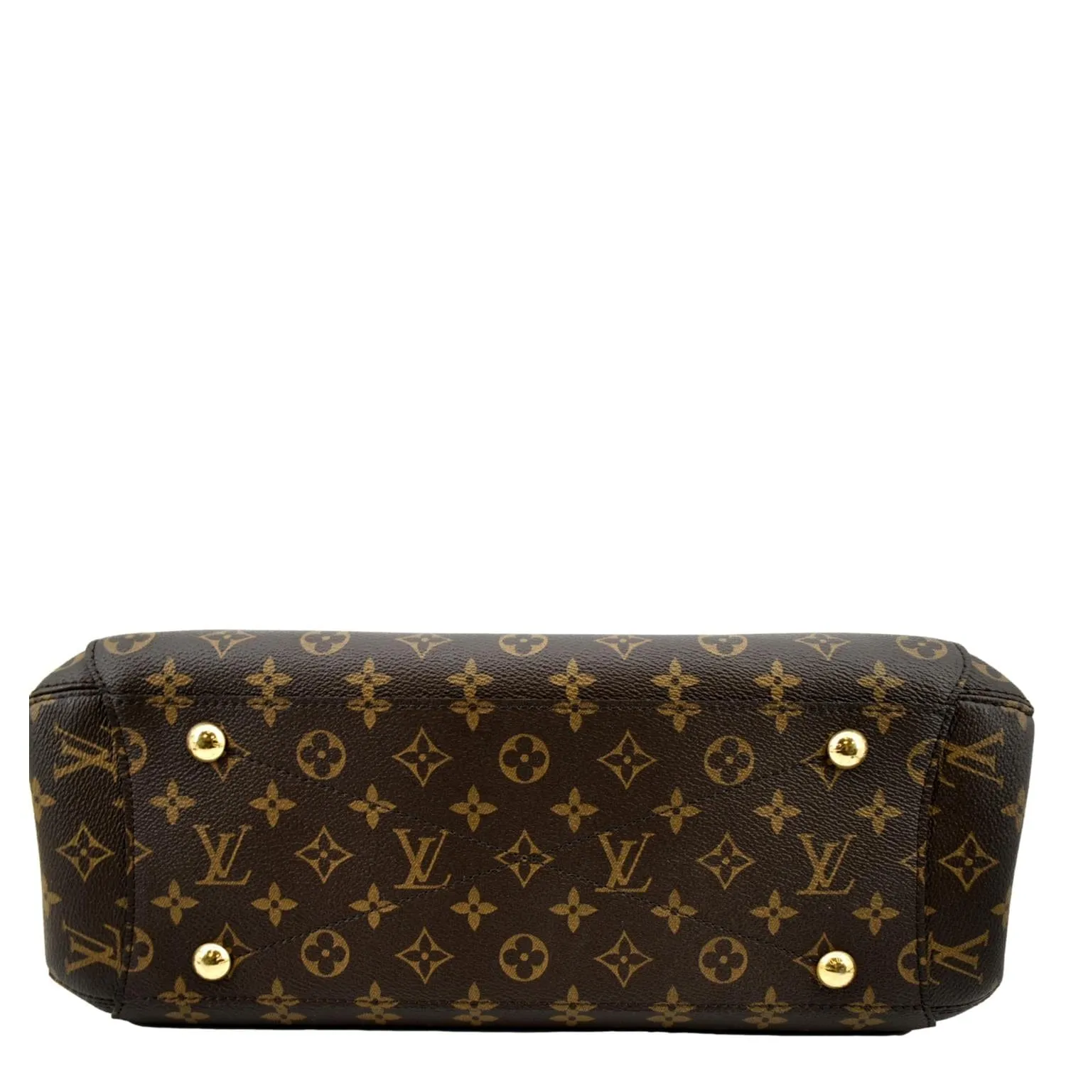 LOUIS VUITTON Montaigne GM Monogram Canvas Shoulder Bag Brown