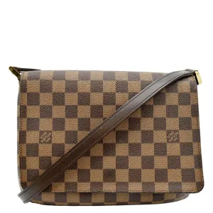 LOUIS VUITTON Musette Tango Monogram Canvas Short Strap Shoulder Bag Brown
