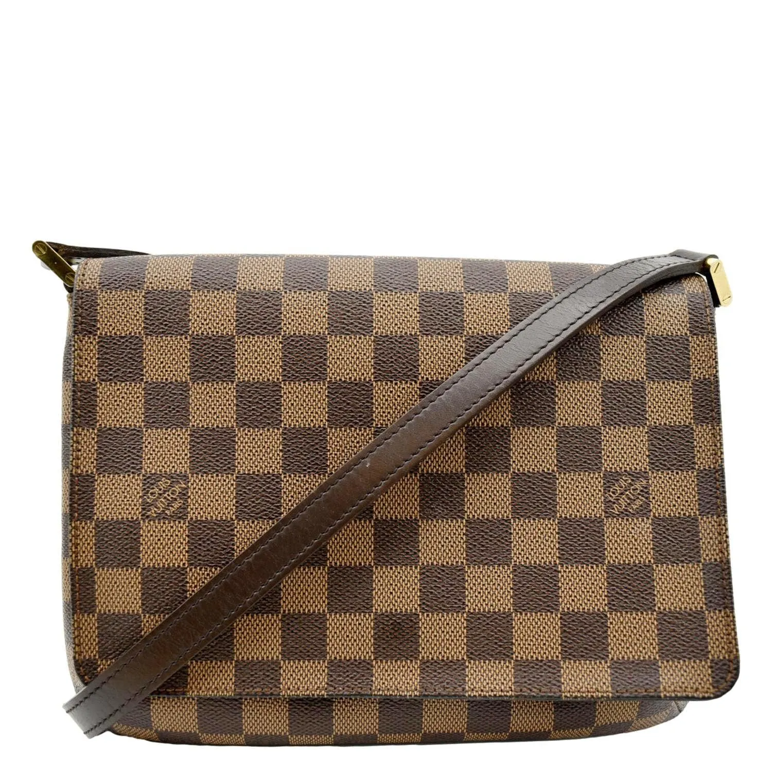 LOUIS VUITTON Musette Tango Monogram Canvas Short Strap Shoulder Bag Brown