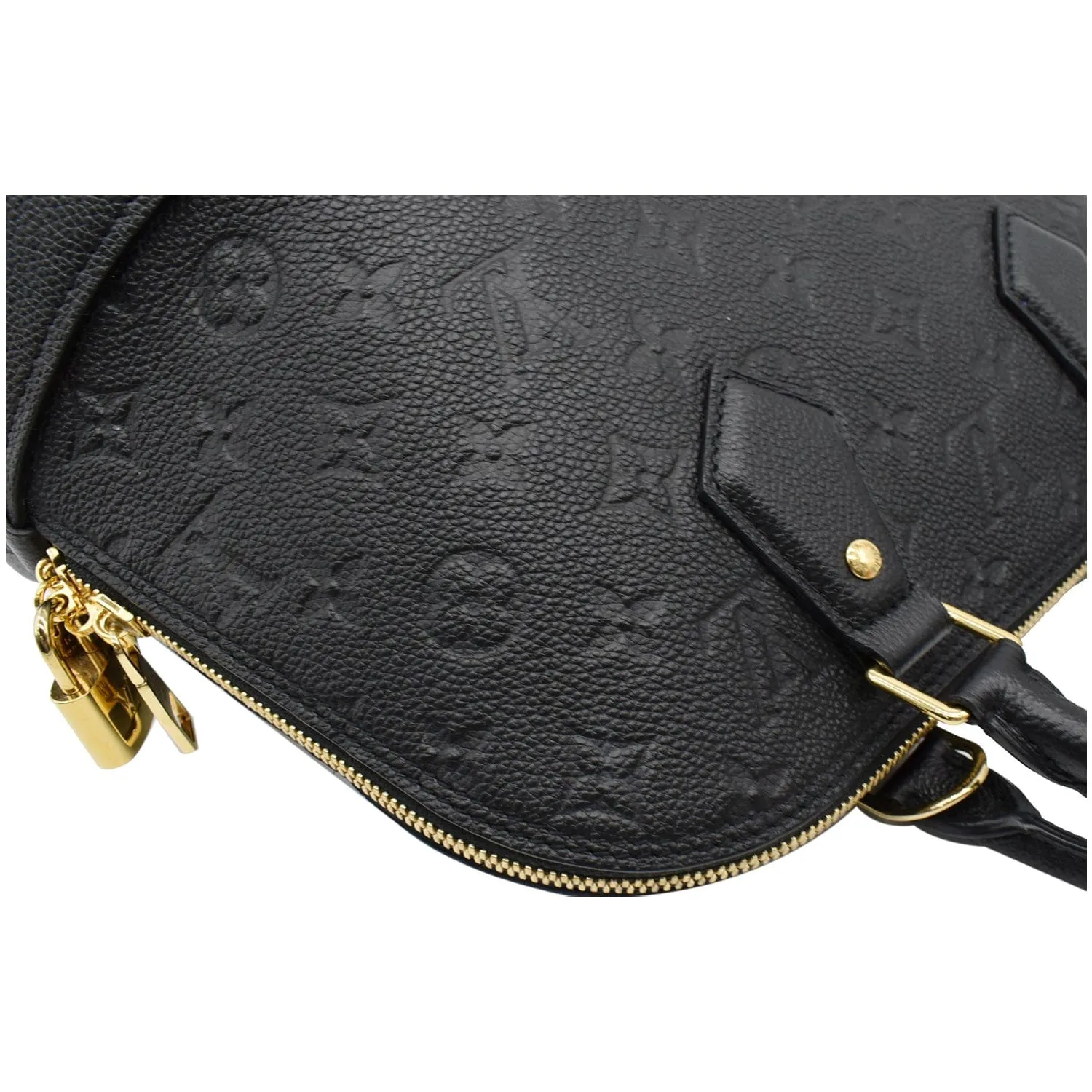LOUIS VUITTON Neo Alma PM Monogram Empreinte Shoulder Bag Black