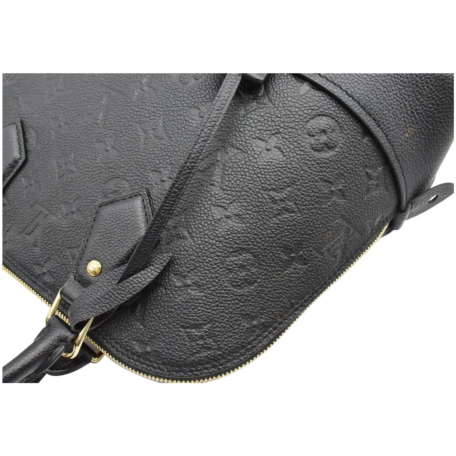 LOUIS VUITTON Neo Alma PM Monogram Empreinte Shoulder Bag Black