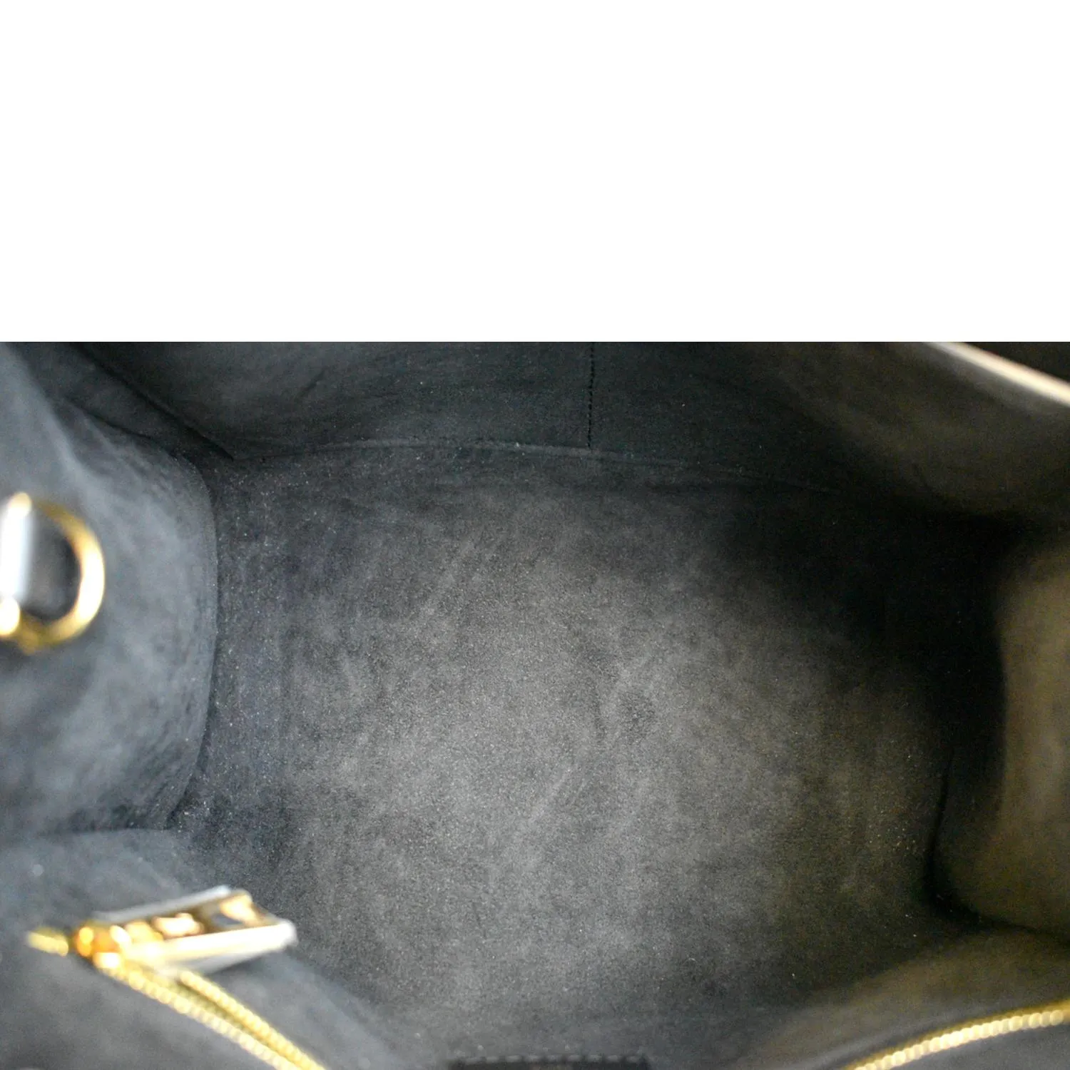 LOUIS VUITTON Onthego PM Monogram Empreinte Tote Shoulder Bag Black