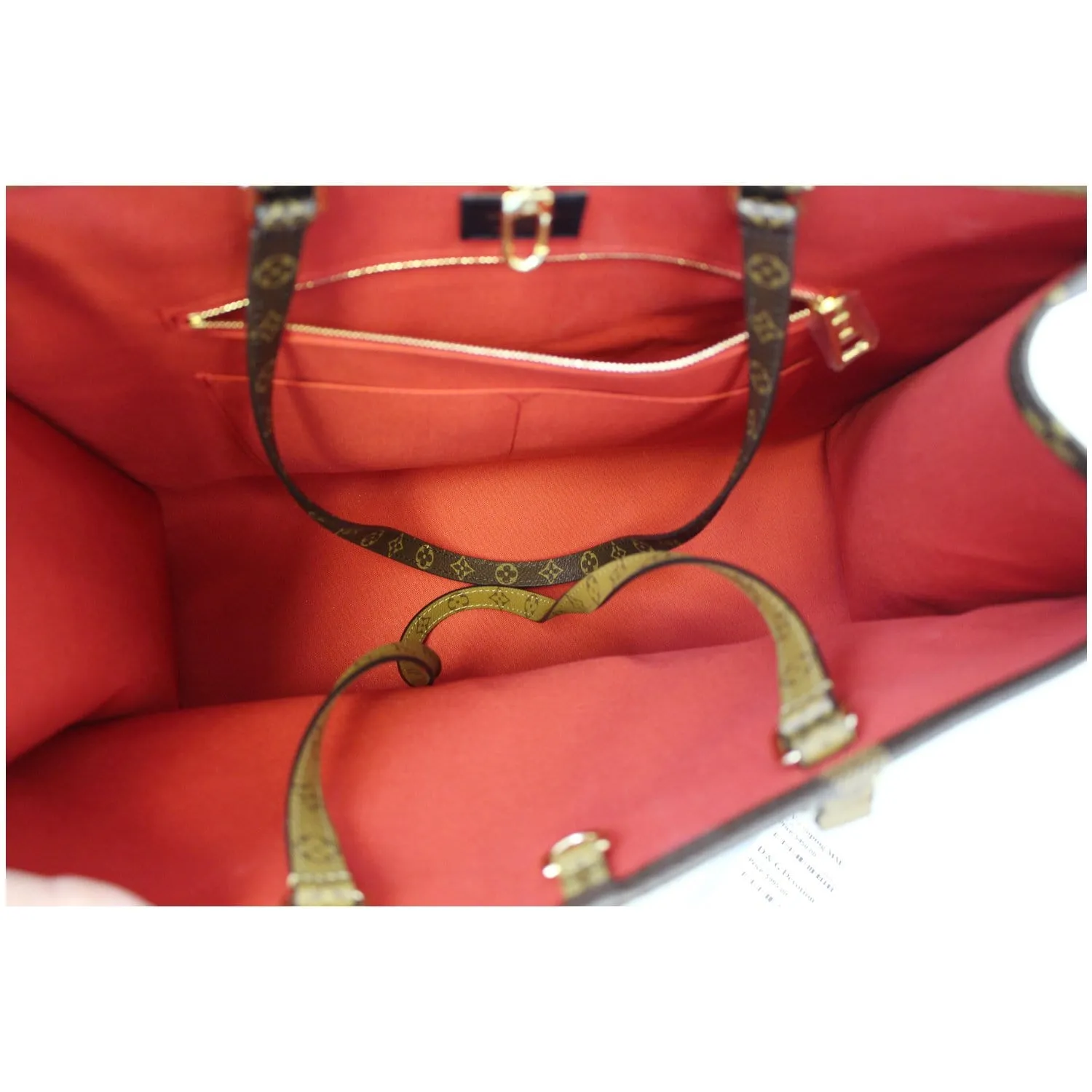 LOUIS VUITTON Onthego Reverse Monogram Giant Canvas Shoulder Bag Brown
