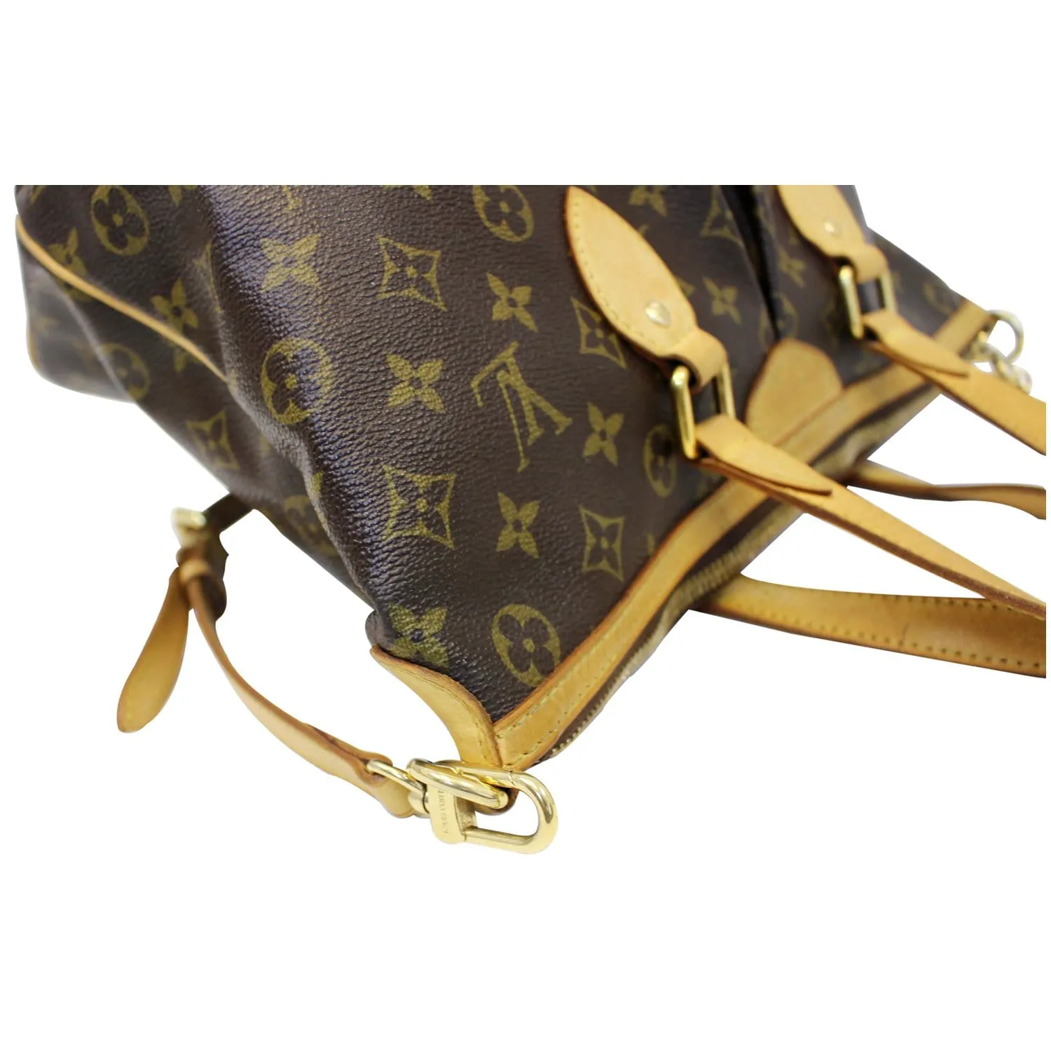 LOUIS VUITTON Palermo PM Monogram Canvas Shoulder Bag Brown