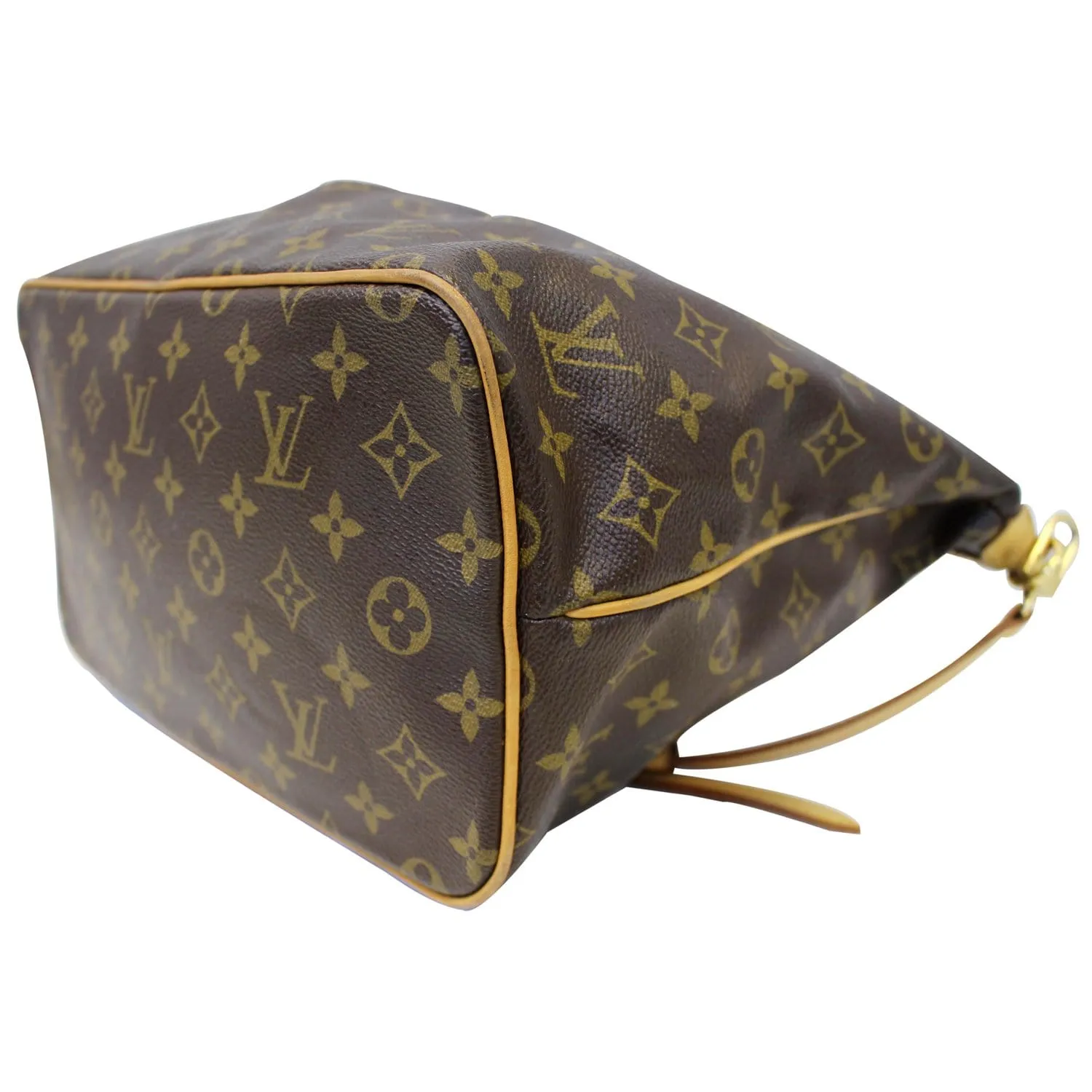 LOUIS VUITTON Palermo PM Monogram Canvas Shoulder Bag Brown