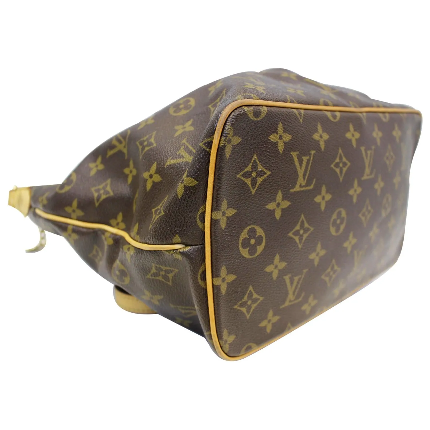 LOUIS VUITTON Palermo PM Monogram Canvas Shoulder Bag Brown