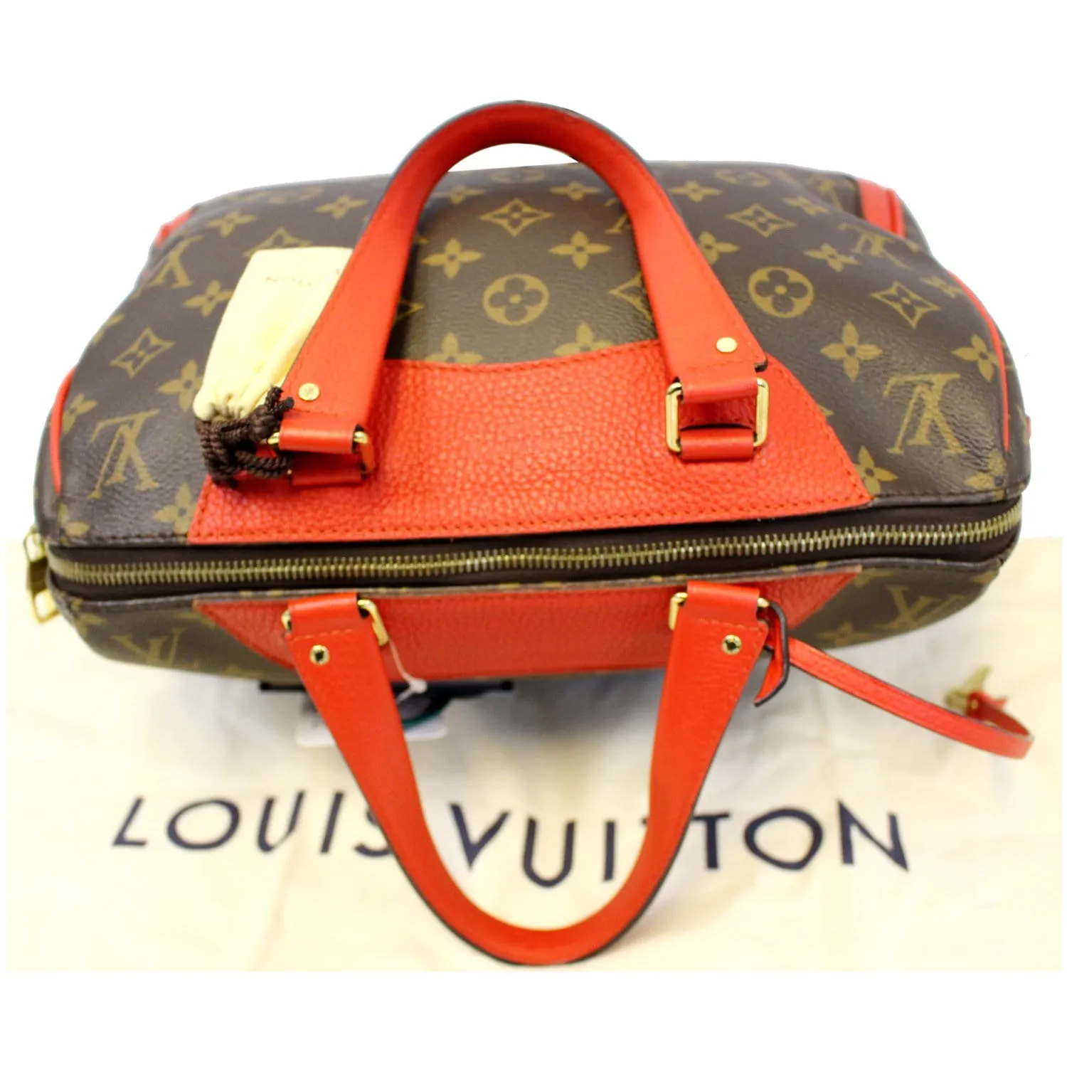 LOUIS VUITTON Retiro NM Monogram Shoulder Bag Coquelicot