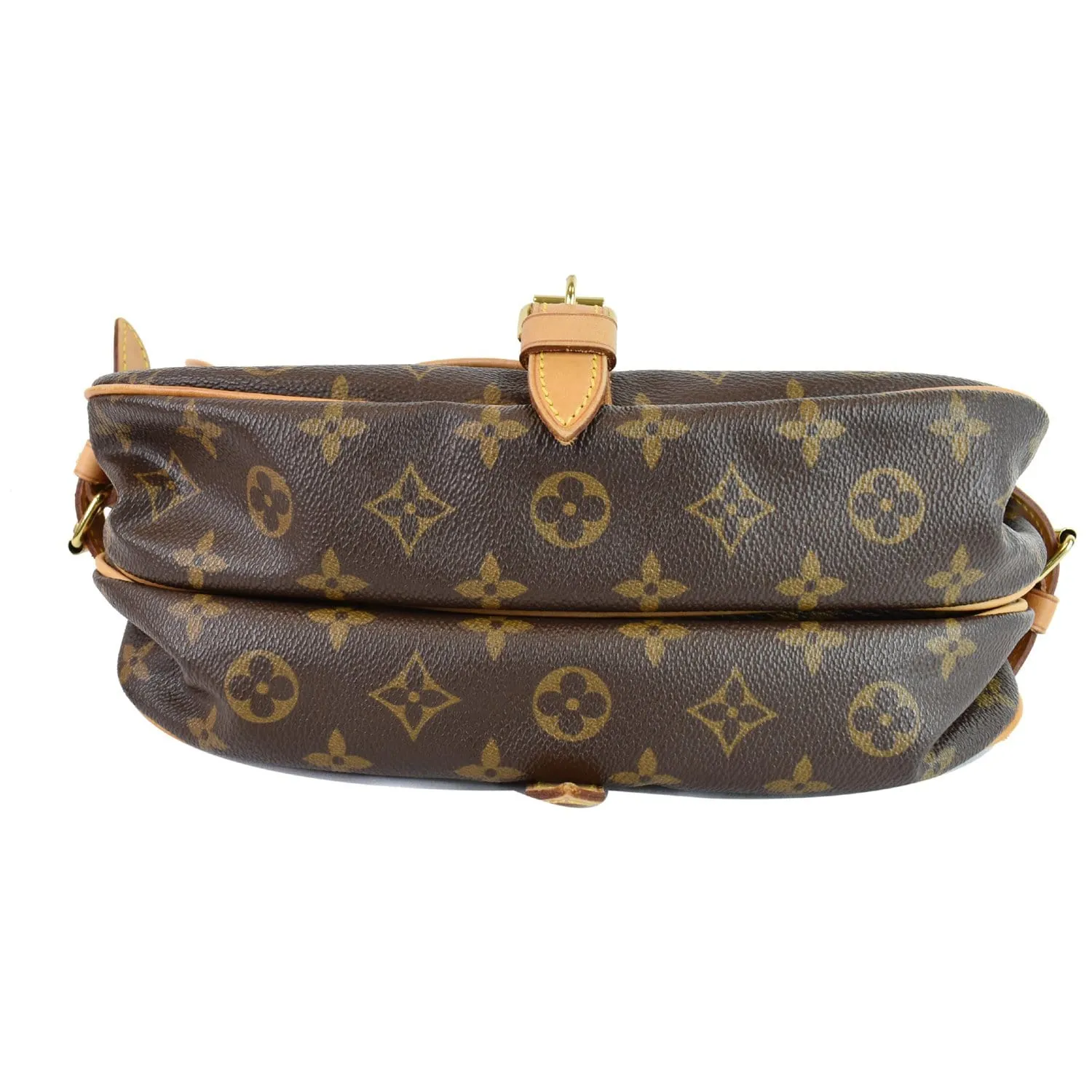 LOUIS VUITTON Saumur 30 Monogram Canvas Shoulder Bag Brown