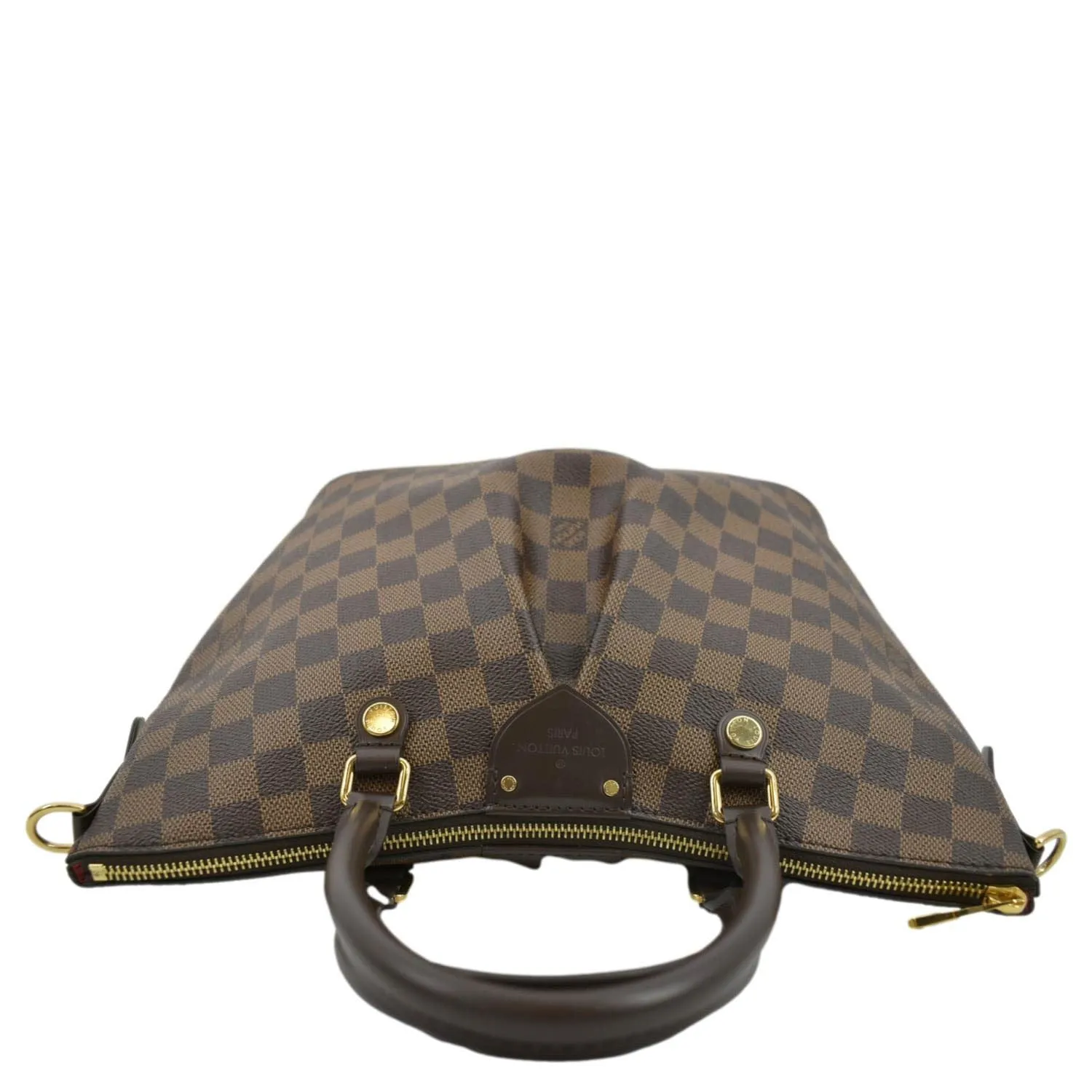 LOUIS VUITTON Siena MM Damier Ebene Shoulder Bag Brown