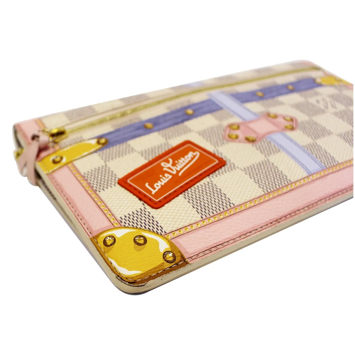 LOUIS VUITTON Summer Trunks Pochette Weekend Damier Azur Shoulder Bag