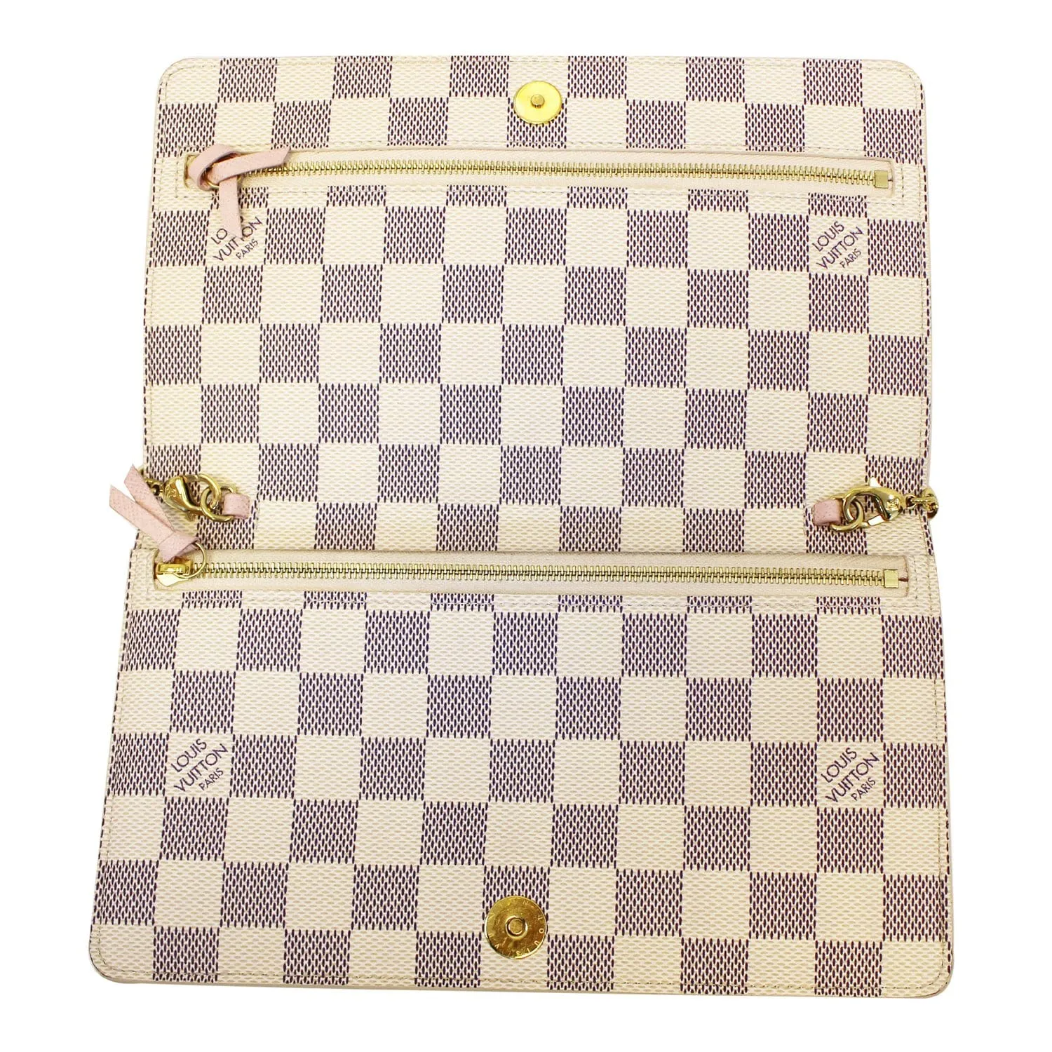 LOUIS VUITTON Summer Trunks Pochette Weekend Damier Azur Shoulder Bag