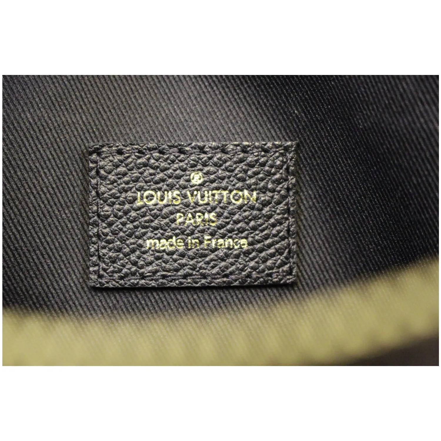 LOUIS VUITTON Tournelle PM Monogram Canvas Shoulder Handbag Black