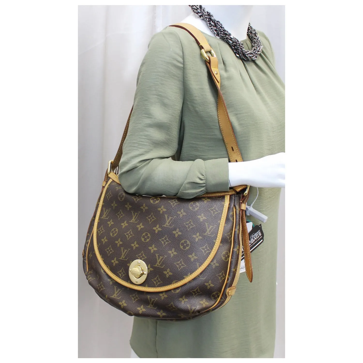 LOUIS VUITTON Tulum GM Monogram Canvas Shoulder Bag