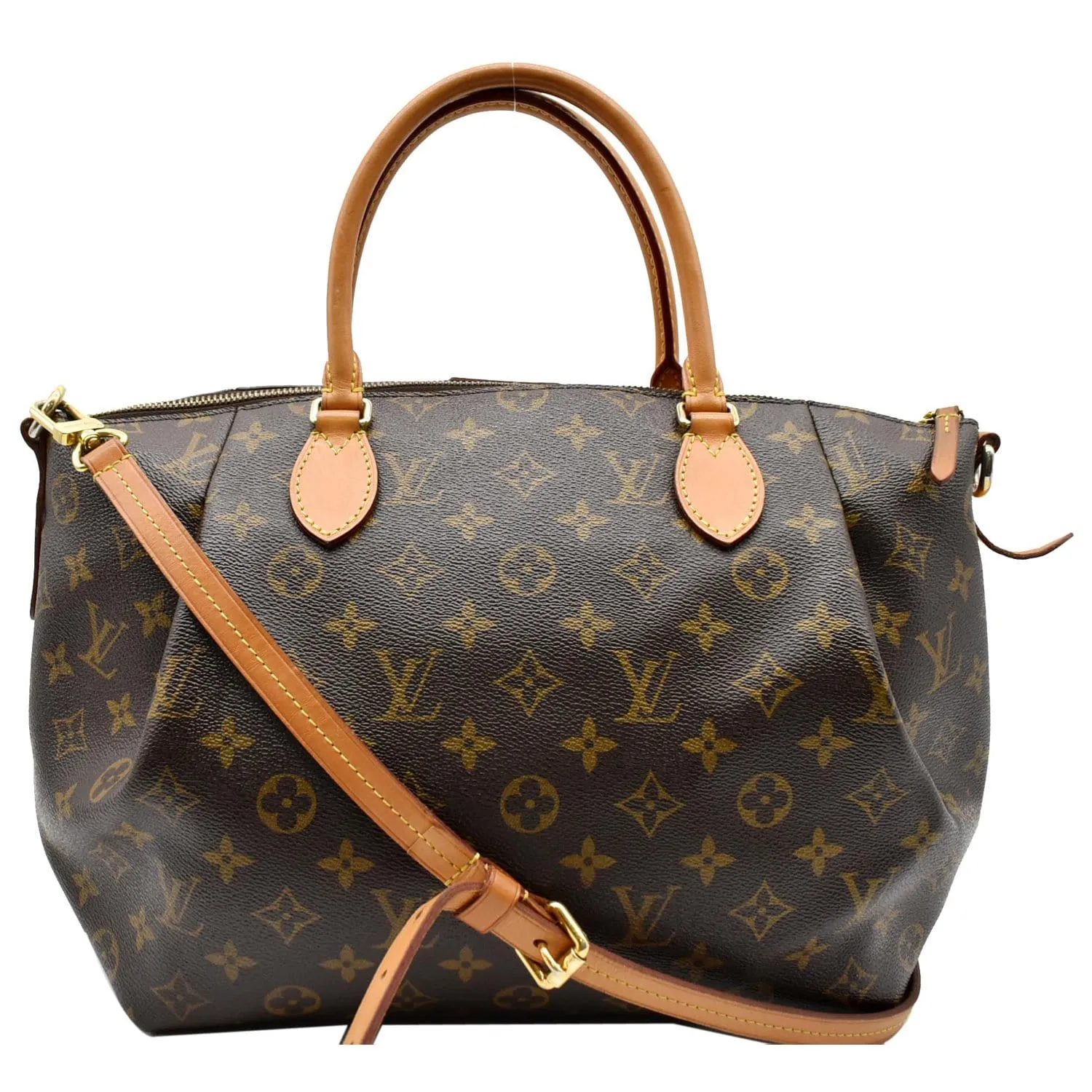 LOUIS VUITTON Turenne MM Monogram Canvas 2Way Shoulder Bag Brown