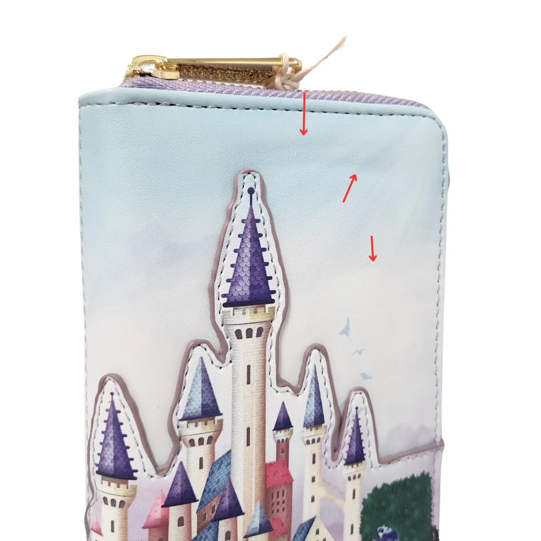Loungefly Disney Princess Castle Sleeping Beauty Wallet DEFECTIVES