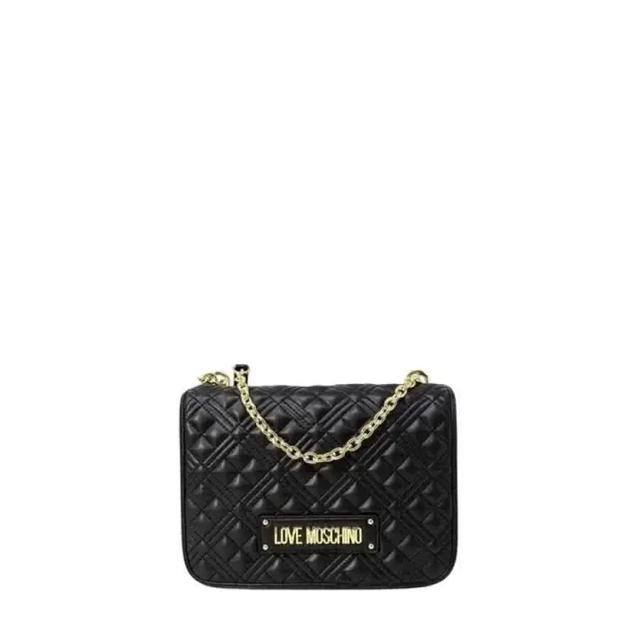Love Moschino Black Shoulder Bag 100% Polyurethane