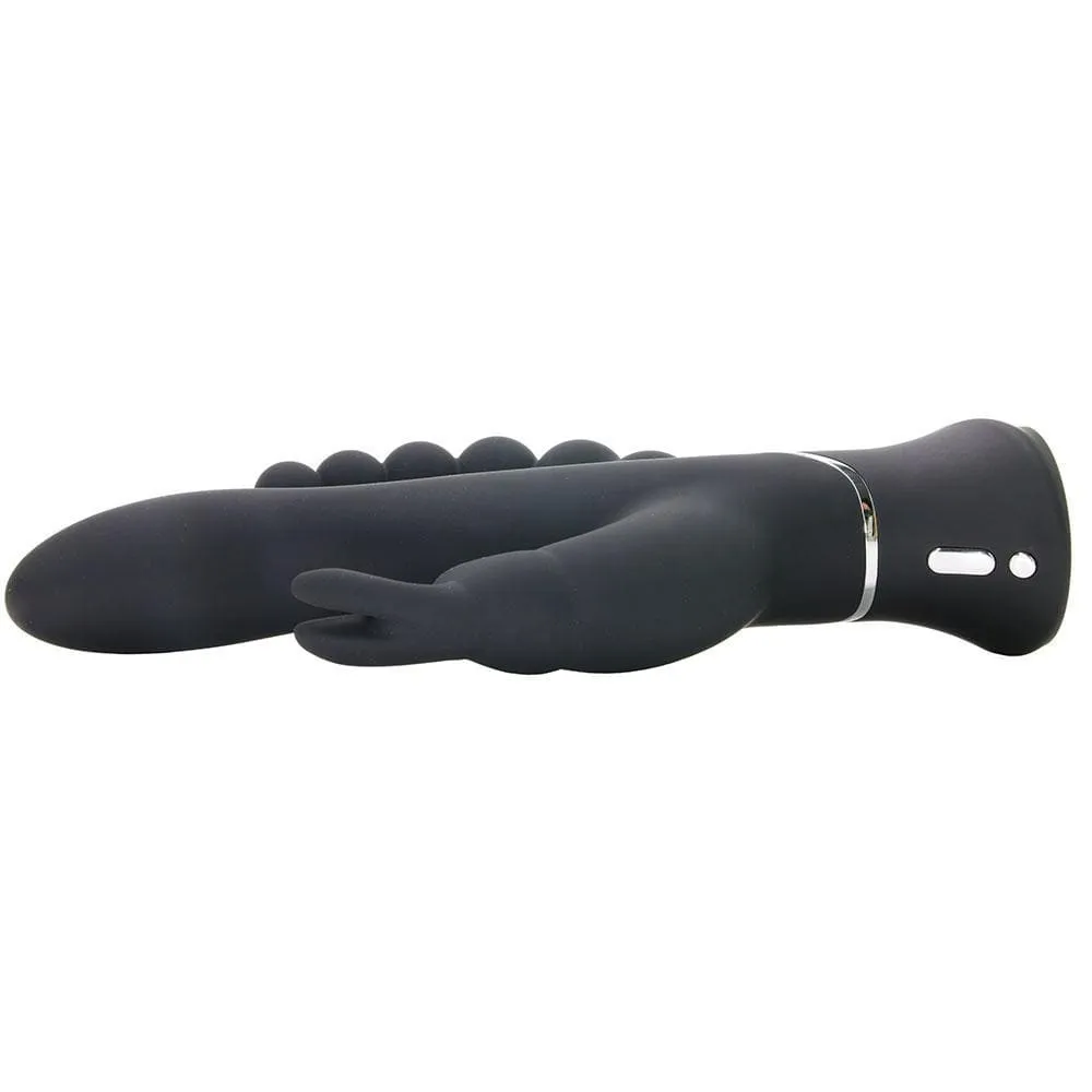 LoveHoney Happy Rabbit Triple Curve Vibe in Black