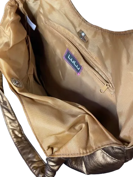 Lulu Gold Shoulder Bag
