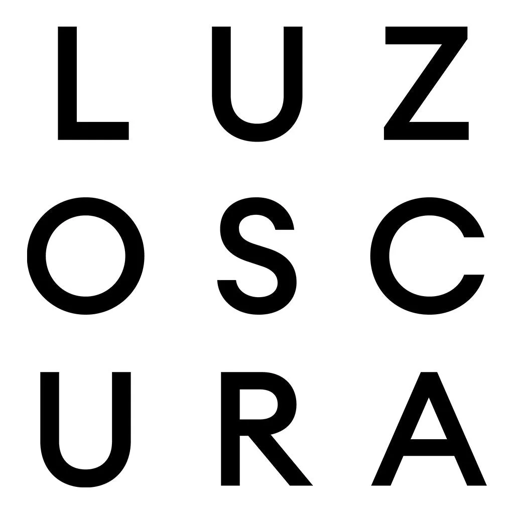 LUZoSCURA Black Logo Cotton Tote Bag