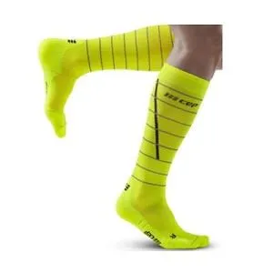M. Cep Reflective Run 4.0 Compression Socks - Neon Yellow