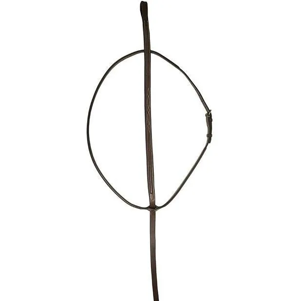 M. Toulouse Platinum Cognac Liza Fancy Stitched Raised Standing Martingale