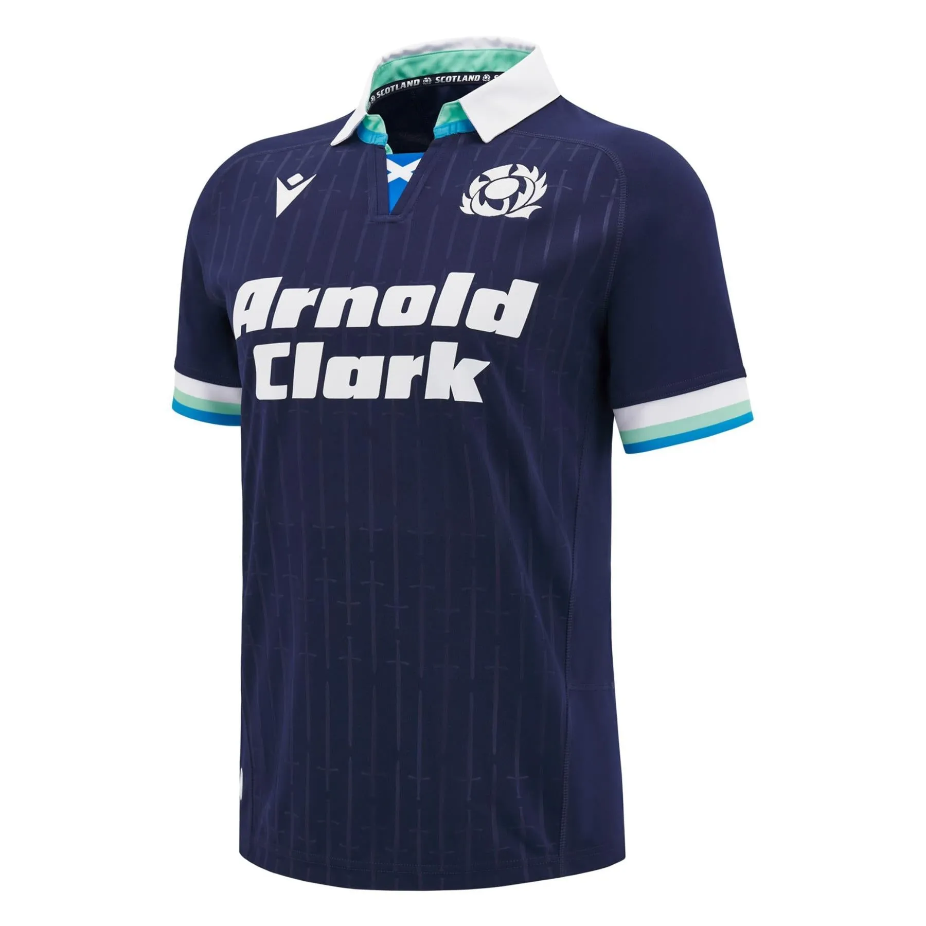 Macron Scotland Rugby Junior Home Replica Shirt | Navy | 2024/25
