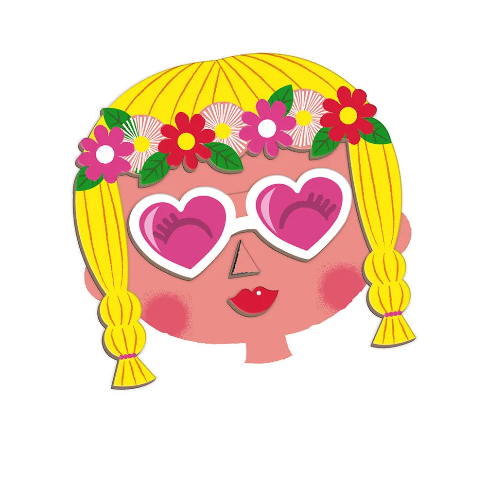 MAGNETI'BOOK | GIRL'S CRAZY FACES