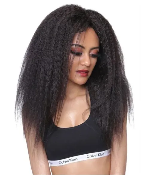 Malaysian Kinky Straight Bundles With 4×4 Closure 10A Grade 100% Human Remy Hair MYLOCKME