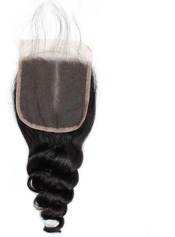 Malaysian Loose Wave 4"x4" Lace Closure