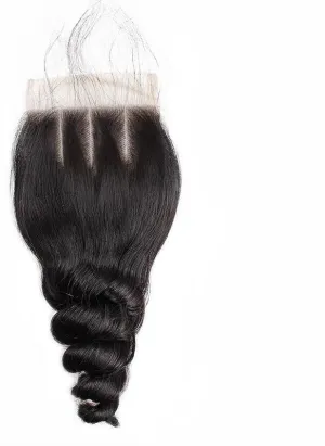 Malaysian Loose Wave 4"x4" Lace Closure