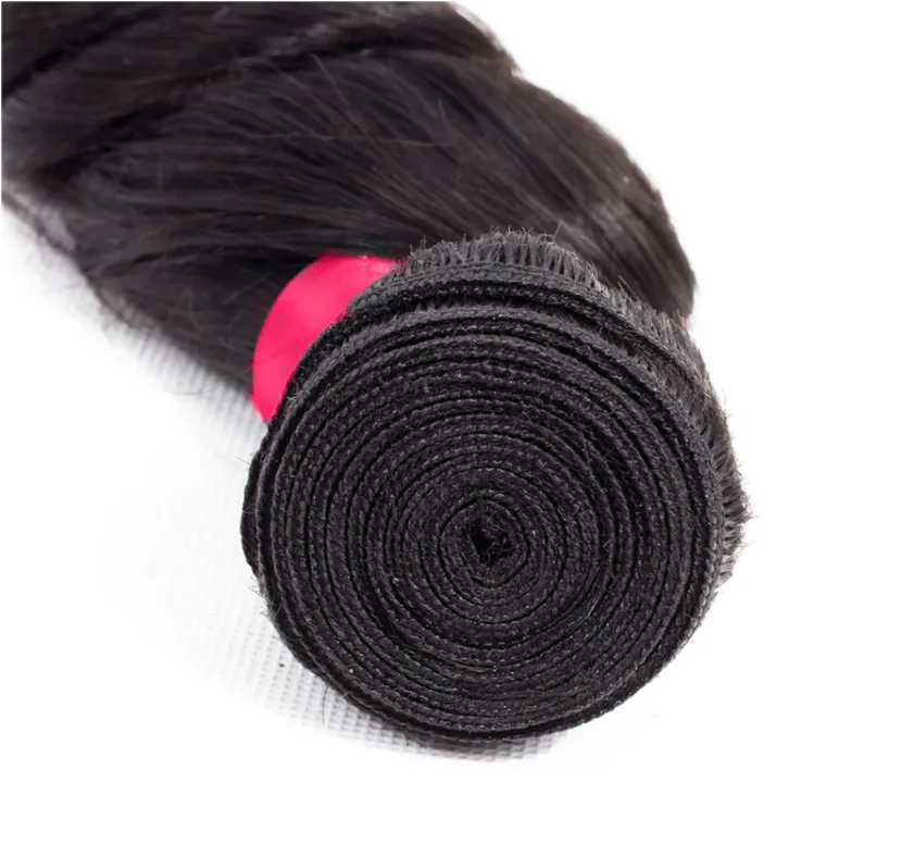 Malaysian Loose Wave Bundles With 4×4 Closure 10A Grade 100% Human Remy Hair MYLOCKME