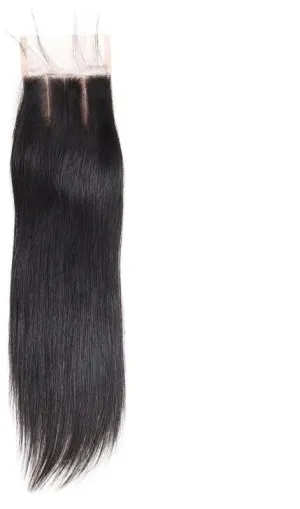 Malaysian Straight Hair 4"x 4" Lace Closure