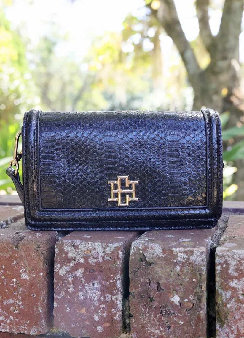 MAVERICK CROSSBODY BAG WITH POCKET-BLACK ES
